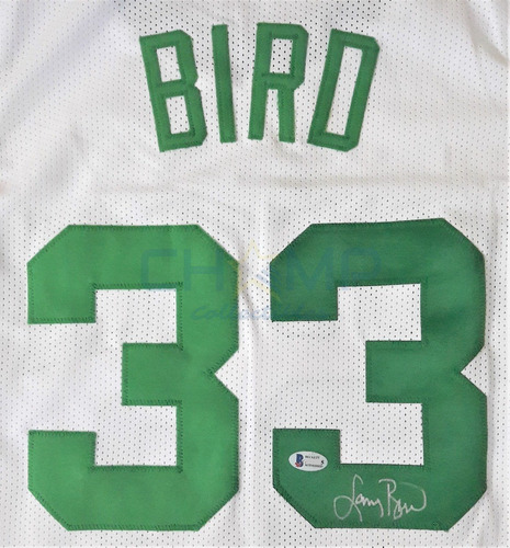 Jersey Firmado Larry Bird Boston Celtics Autografo Cstm Hme
