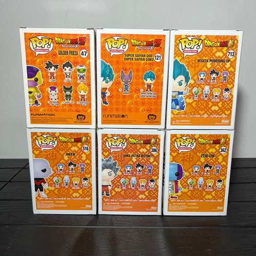Funko Pop! Dragon Ball Pack: Goku, Vegeta, Golden Frieza...