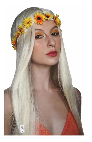 Hippie Wig Mujeres 70s Disfraz Accesorios Accesorios Ac...