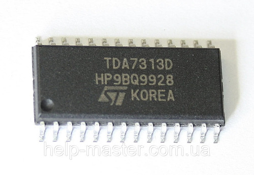 Tda7313d Tda7313 Sop28 Controlador De Audio Proyectos Sonido