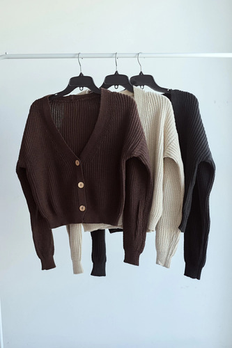 Sweater Acrílico Cardigan Madrid