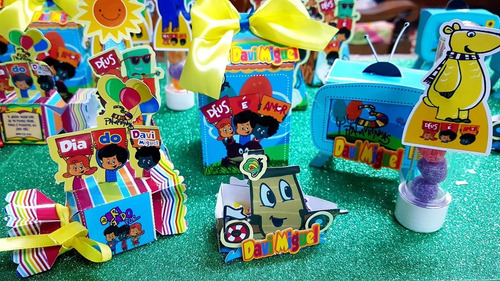 Kit Personalizados 3 Palavrinhas - 30 Itens