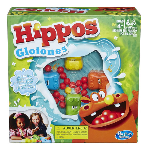  Hasbro Gaming Hippos Original Juego