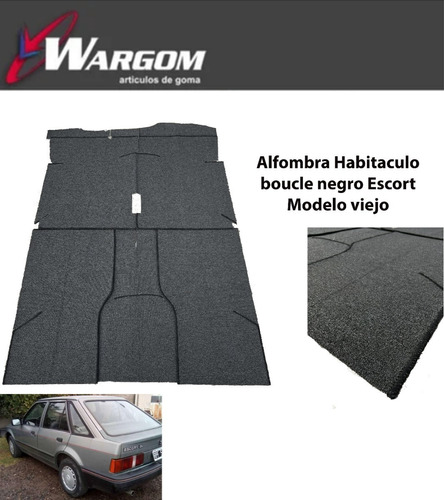 Alfombra Habitaculo Boucle Escort Modelo Viejo