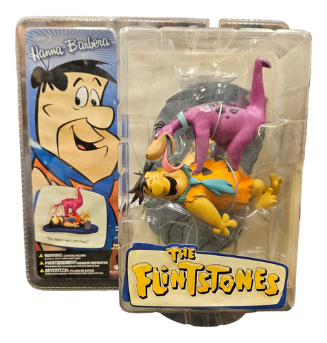 Figura Hanna Barbera Los Picapiedras Pedro Y Dino Mcfarlane