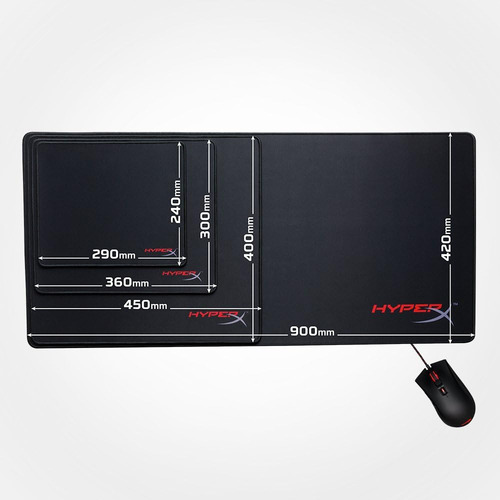 Hyperx Fury S - Pro Gaming Mouse Pad, Cloth Surface Optim...