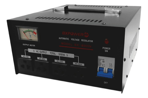   Regulador De Voltaje, 4000 Watts, 4 Tomas Pol, 110-220v