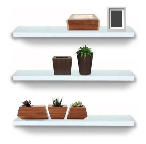 Imagen 1 de 5 de Estante Flotante Con Herraje Oculto Calidad Premium