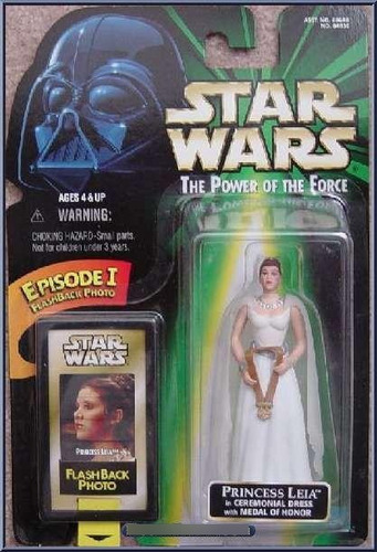 Star Wars Power Force Princesa Leia Hermosa Coleccionable