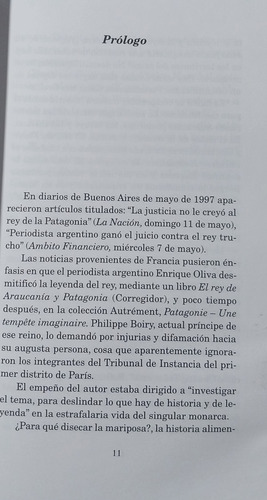 El Rey De La Patagonia: Orellie Antoine I - Gorleri (Usado)