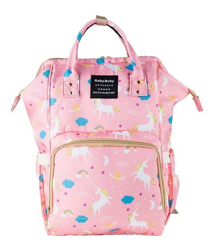 Pañalera Multinfuncional Bebe Mochila Morral Bolso Unicornio