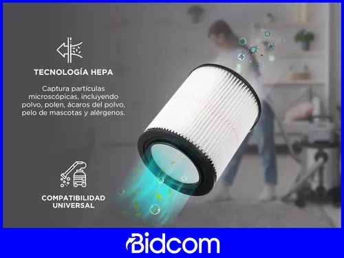 Filtro Para Aspiradoras Universal Hepa Gadnic Lavable