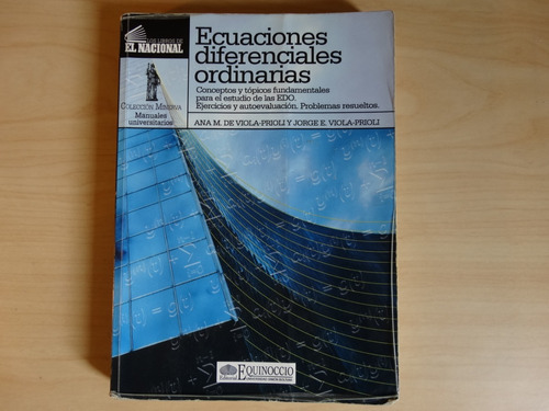 Ecuaciones Diferenciales Ordinarias, Ana M. De Viola-prioli