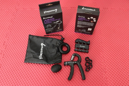 Imagen 2 de 10 de Kit Fortalecedor Entrenador De Agarre Resistencia Mano Dedos
