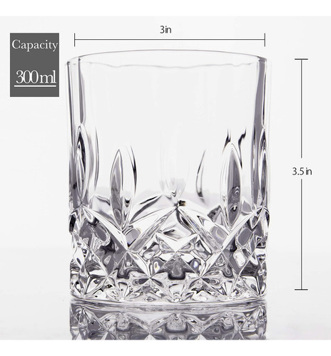 Vasos De Whisky Lemonsoda Estilo Viejo, 300 Ml X6pcs