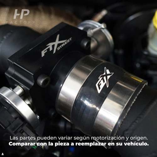 Imagen 2 de 11 de Manguera Silicona 90° 3´ Reforzada Negro Ftx Fueltech
