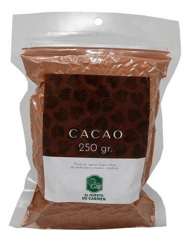 Cacao En Polvo Orgánico 250g Huerto De Carmen