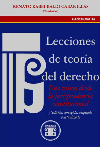 Libro - Lecciones De Teoría Del Derecho - Rabbi Baldi 3ª Ed