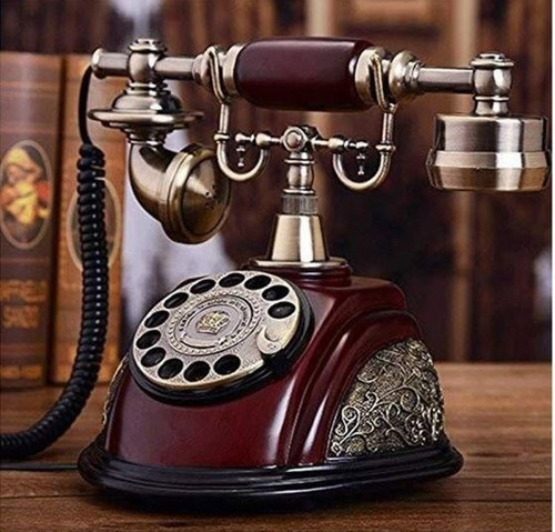 Telefono Vintage Estilo Europeo Antiguo