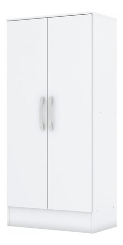 Armário Multiuso Zafira 2 Portas 3 Prateleiras Branco