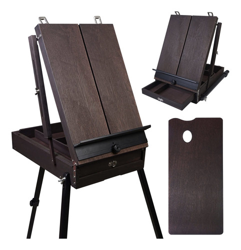 Imagen 1 de 4 de Caballete France 70 Pata Aluminio Plegable Para Pintura