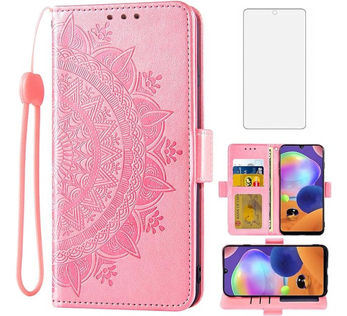 Funda Compatible Con Galaxy A31 Y Protector De Pantalla De V