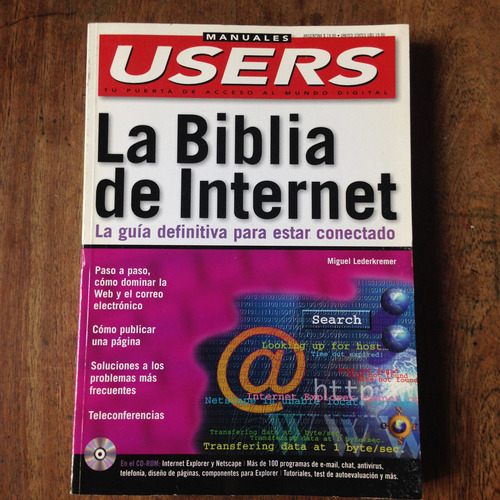 La Biblia De Internet (contiene Cd-rom) Miguel Lederkremer