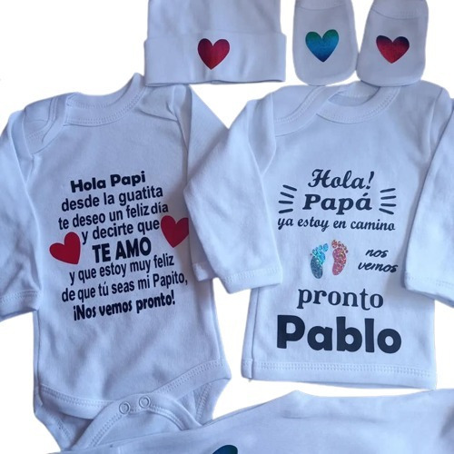 Ajuar 0 A 3 Meses. Hola Papá
