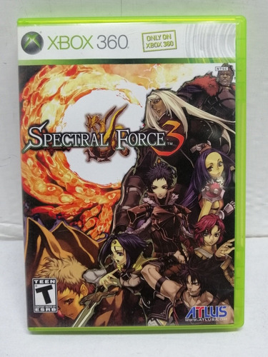 Spectral Force 3 Xbox 360 Videojuego Rpg Mercado Libre