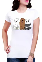 Comprar Playera Para Mujer Escandalosos We Bare Bears Pardo Panda