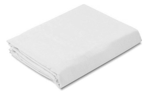 Giulia Home Lençol sem elástico king size branco poliéster