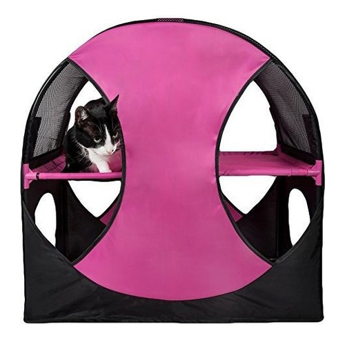 Vida De Mascotas Kitty-play Obstaculo Viaje Plegable Plegab