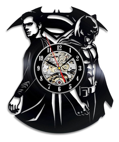 Kovides Batman Vs Superman Wall Clock Grandes Decoraciones P
