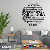 Comprar Vinilos Decorativos Psicologia Varias Palabras Consultorio