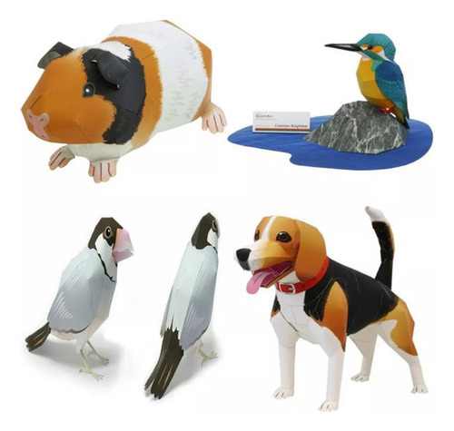 300 Moldes Papercraft Plantillas Animales Pdf Patrones
