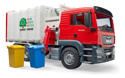 Bruder Man Tgs Side Loading Garbage Truck Vehicles-toys 0...