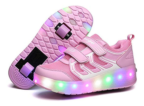 Zapatos De Patinaje Para Niñas Con Luz Le