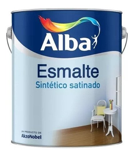 Esmalte Sintetico Satinado Blanco Alba 1 Lts - Deacero