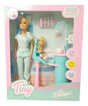Comprar Muñeca Tiny Dentista Con Accesorios Y Mini Muñeca Sebigus