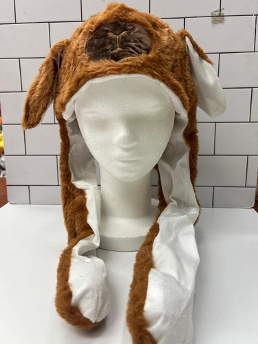 Gorro Peluche Levanta Orejas Varios Modelos Muy Suave Capibara 1