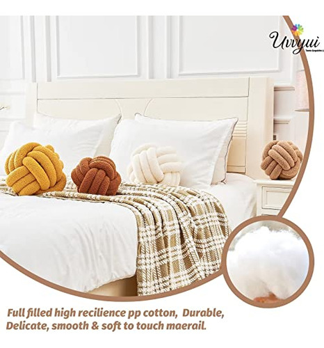 Bola De Almohada Anudada Redonda De Felpa 28 Cm