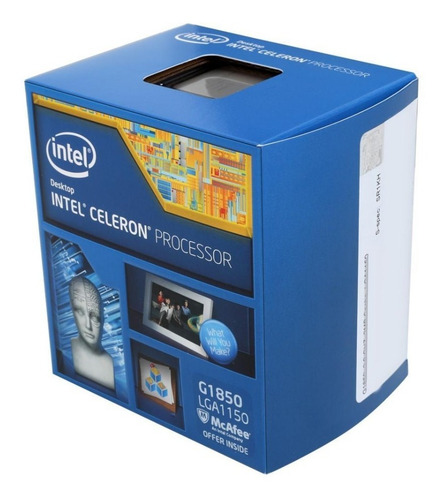 Processador Celeron G1850 1150 Quarta Geração Novo