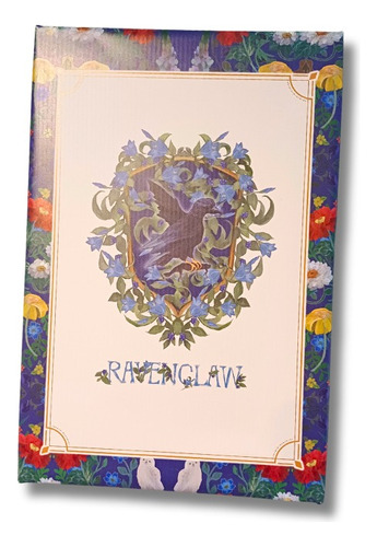 Cuadro Harry Potter - Ravenclaw - 33x22 Cm Edición Limitada Color Floral