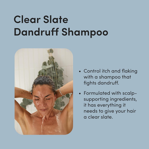 Hers Shampoo Anticaspa Clear Slate, Pacote De 2 - Shampoo Pa