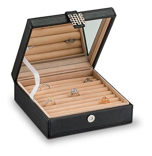 Glenor Co Ring Organizador De Caja 54 Slot Classic Jewelry D