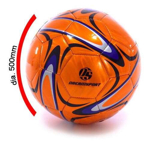Imagen 2 de 5 de Pelota De Futbol Dream Sport N°2 Cuero Sintetico Pf17