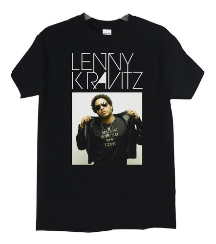 Polera Lenny Kravitz Music Saved My Life Rock Abominatron