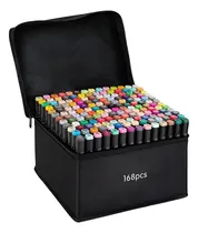 Comprar Set De Plumones 168 Marcadores Touch Plumones Doble Puntar