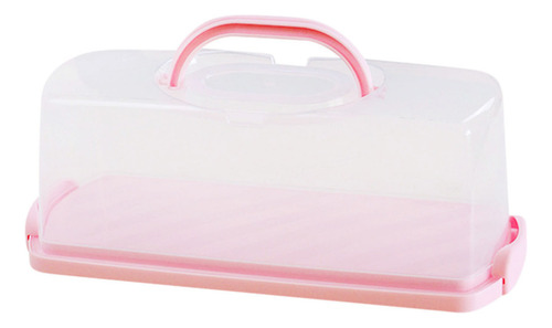 & Caja De Transporte Q Cake Rectangular En Verde Con Doble