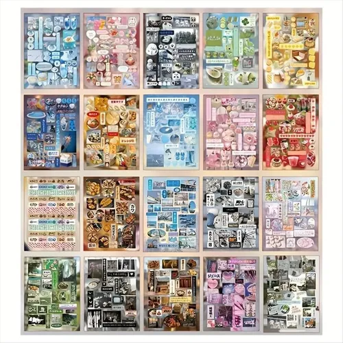 Libro De Pegatinas De Estilo Japonés Romantic Memory Series C | Cuotas ...